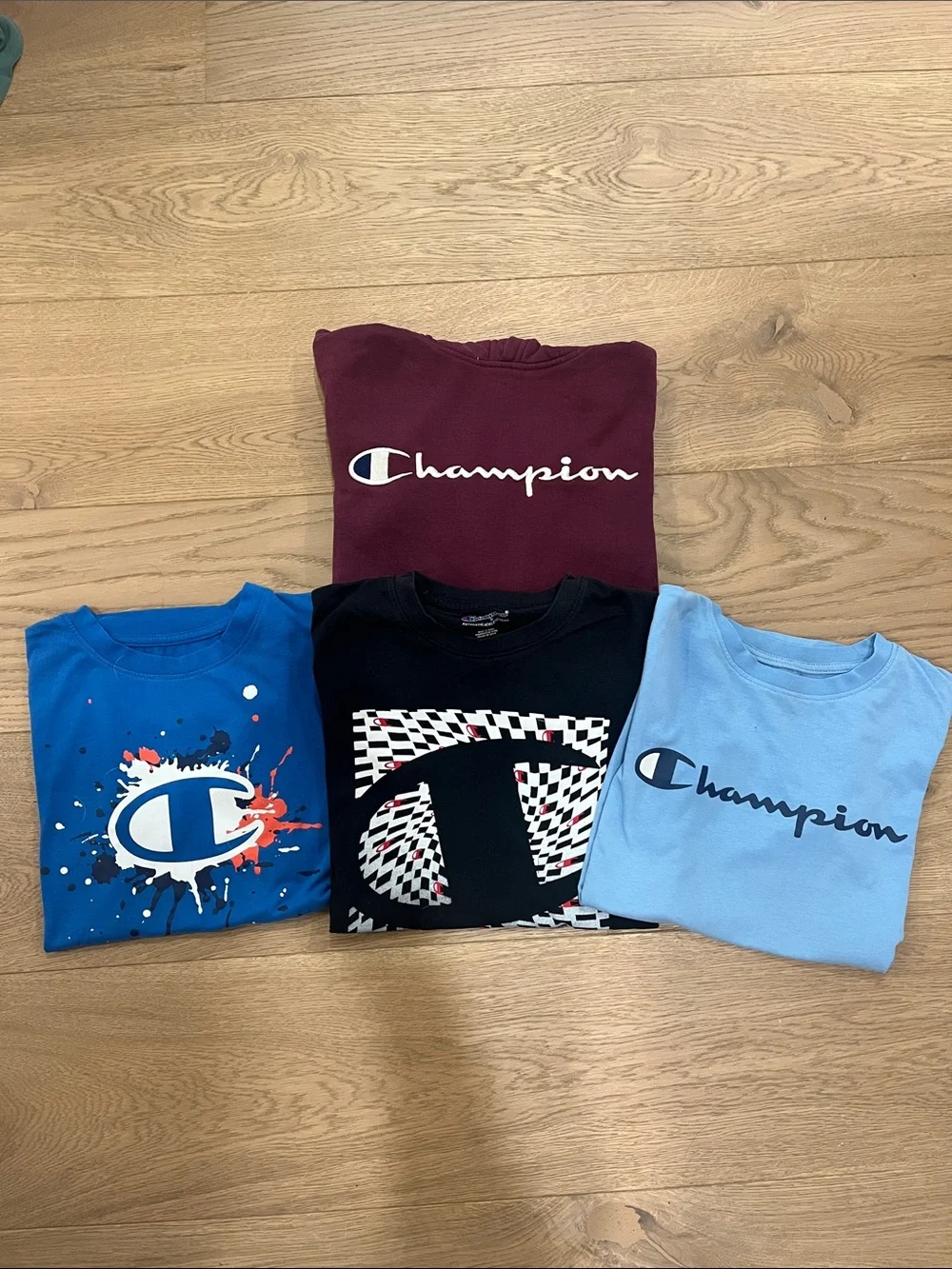Champion Kids lot - 1 Sweatshirt and 3 T-shirts